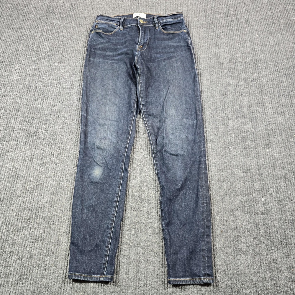 Frame Denim Jeans Womens 26 Blue‎ Le High Skinny High Rise Stretch Harvard Wash